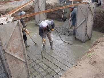 Water distribution and sewage collection project in 100MW power image