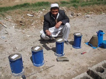 Water distribution and sewage collection project in 100MW power image