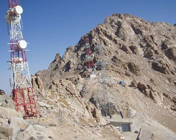 Construction of Tower antenna site for Roshan Telecom company in
